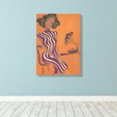 Bloeiende Jeugd No.8 Canvas Afdruk (Insitu (Houten vloer))