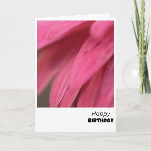Bloeiende Joy Birthday Kaart (Voorkant)