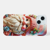 Bloeiende kabouter iPhone 15 case (Achterkant horizontaal)