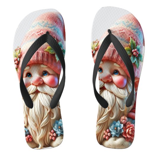 Bloeiende kabouter teenslippers (Voetbed)