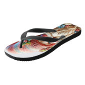 Bloeiende kabouter teenslippers (Schuin)