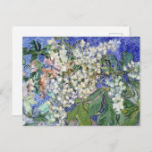  bloeiende kastanjebijkantoren van Van Gogh Briefkaart (Voorkant / Achterkant)