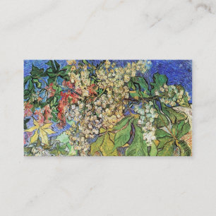 Bloeiende kastanjetakken Vincent van Gogh. Visitekaartje