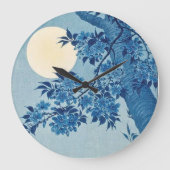 Bloeiende kers op een maanverlichte nacht - Ohara  Grote Klok (Voorkant)