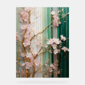 Bloeiende Kersenbloesem Muur Acryl Bord (Voorkant)