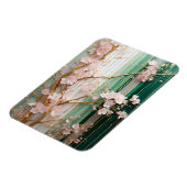 Bloeiende Kersenbloesem Muur Magneet (Linkerzijde)