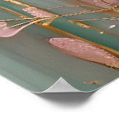 Bloeiende Kersenbloesem Muur Poster (Hoek)