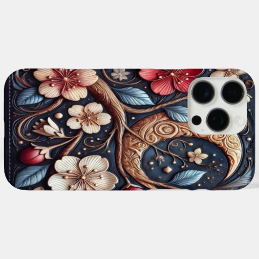 Bloeiende kersenboom kunstwerk Case-Mate iPhone case (Achterkant (horizontaal))