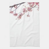 Bloeiende Kersenboom Theedoek (Verticaal)
