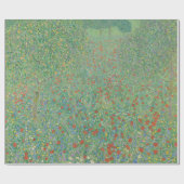 Bloeiende klaprozen - Gustav Klimt Cadeaupapier (Vlak)