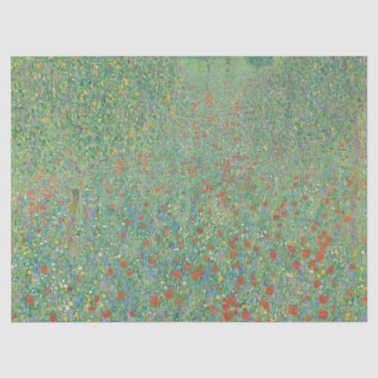 Bloeiende klaprozen - Gustav Klimt Tissuepapier (Voorkant)