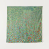 Bloeiende klaprozen - Gustav Klimt Wandkleed (Voorkant)