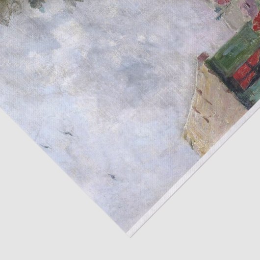 Bloeiende klaprozen van Julia Beck Tissuepapier (Detail)