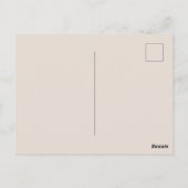 Bloeiende klas van '26 script foto afstuderen briefkaart (Achterkant)