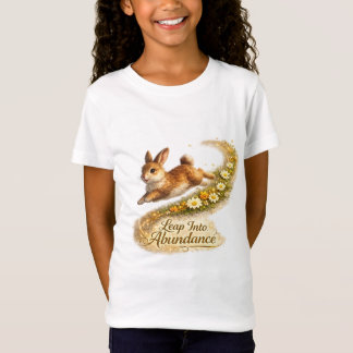 Bloeiende Konijn | Overvloed Kunst T-Shirt