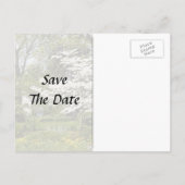 Bloeiende Kornoelje Aankondigingskaart (Achterkant)