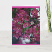 Bloeiende krab bloeit1 kaart (Voorkant)