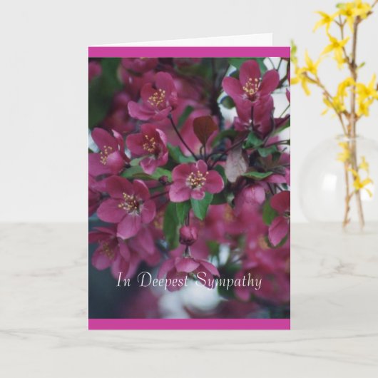 Bloeiende krab bloeit1 kaart (Gele Bloem)