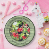 Bloeiende kweepeer Floral Art Gepersonaliseerde pa Papieren Bordje (Feest)