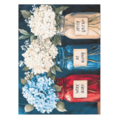 Bloeiende Land Hydrangea Trio Tafelkleed (Voorkant)
