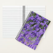 Bloeiende lavendelkruid bloemen notitieboek (Binnen)