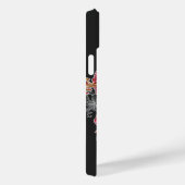 Bloeiende lelie bloemcollage Case-Mate iPhone case (Achterkant / Rechts)