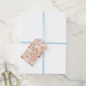 Bloeiende Lente Bloemen Cadeaulabel (Met Touw)