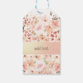 Bloeiende Lente Bloemen Cadeaulabel (Achterkant)