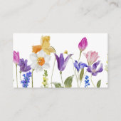 Bloeiende Lente Bloemen Luier Raffle Informatiekaartje (Achterkant)