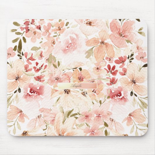 Bloeiende Lente Bloemen Muismat (Voorkant)