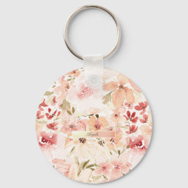 Bloeiende Lente Bloemen Sleutelhanger