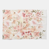 Bloeiende Lente Bloemen Theedoek (Horizontaal)