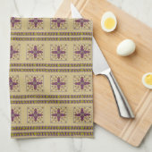 Bloeiende Lente van het Leven 2 keukenhanddoek (Quarter Fold)