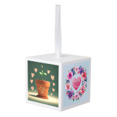 Bloeiende leraar Tribute Decoratie (Achter hoekig)