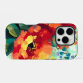 Bloeiende Levendige Bloementuin iPhone Hoesje (Achterkant horizontaal)