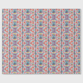 Bloeiende liefde affecties Valentijnse inpakpapie Cadeaupapier (Vlak)