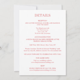 Bloeiende Liefde Bewaar De Datum Details Bijlage Save The Date