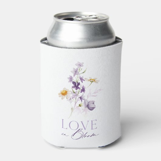 Bloeiende Liefde Bloemige Blikje Koeler (Blikje Voorkant)