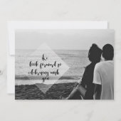 Bloeiende Liefde - Cactus Foto Save The Date (Achterkant)