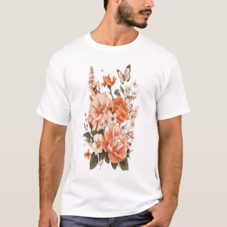 Bloeiende Liefde: Floral Power T-shirt