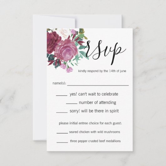 Bloeiende Liefde Kaart (Voorkant)