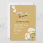 Bloeiende Liefde met White Rose Vrijgezellenfeest Kaart (Voorkant)