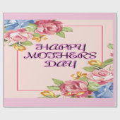 Bloeiende liefde Moederdag Collectie Cadeaupapier (Vlak)