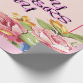 Bloeiende liefde Moederdag Collectie Cadeaupapier (Hoek)