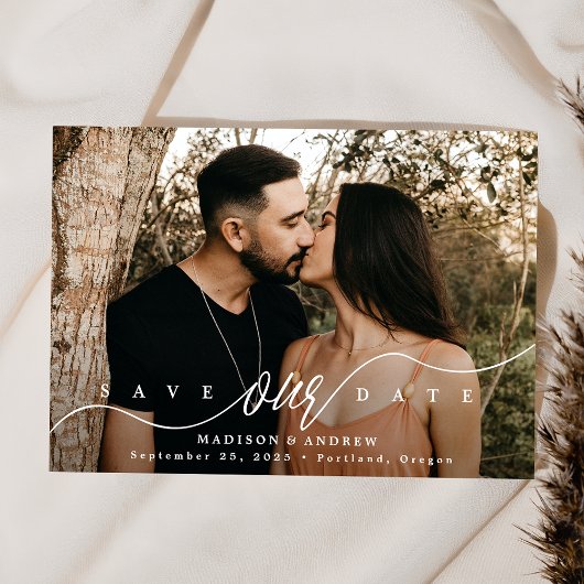 Bloeiende Liefde Script Foto Save The Date