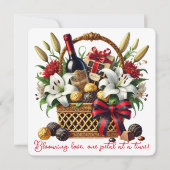 Bloeiende liefde - Valentijnsdag Kaart (Voorkant)