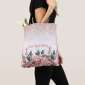 Bloeiende Liefde voor Mam: Bloemen Canvas tas (Dichtbij)