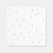 Bloeiende Liefde Wilde Bloem Servetten (Voorkant)