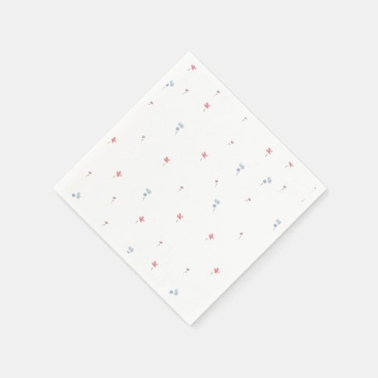 Bloeiende Liefde Wilde Bloem Servetten (Hoek)