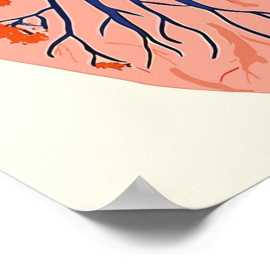 Bloeiende longen - Harmonie van Natuur en gezondhe Poster (Hoek)